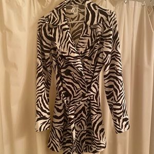 Zebra Print Jacket.